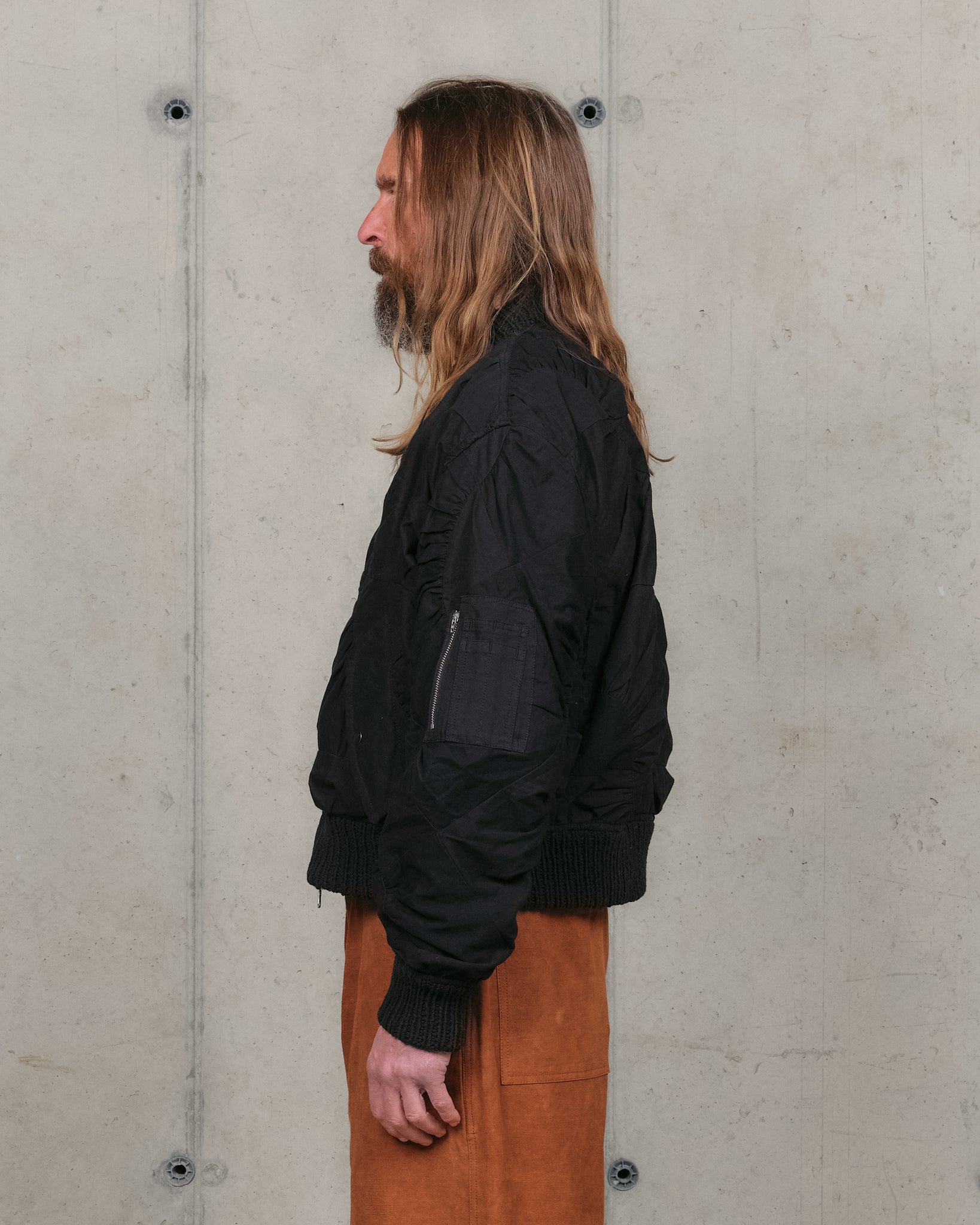 Seed Bomber - Black Wandering Patchwork