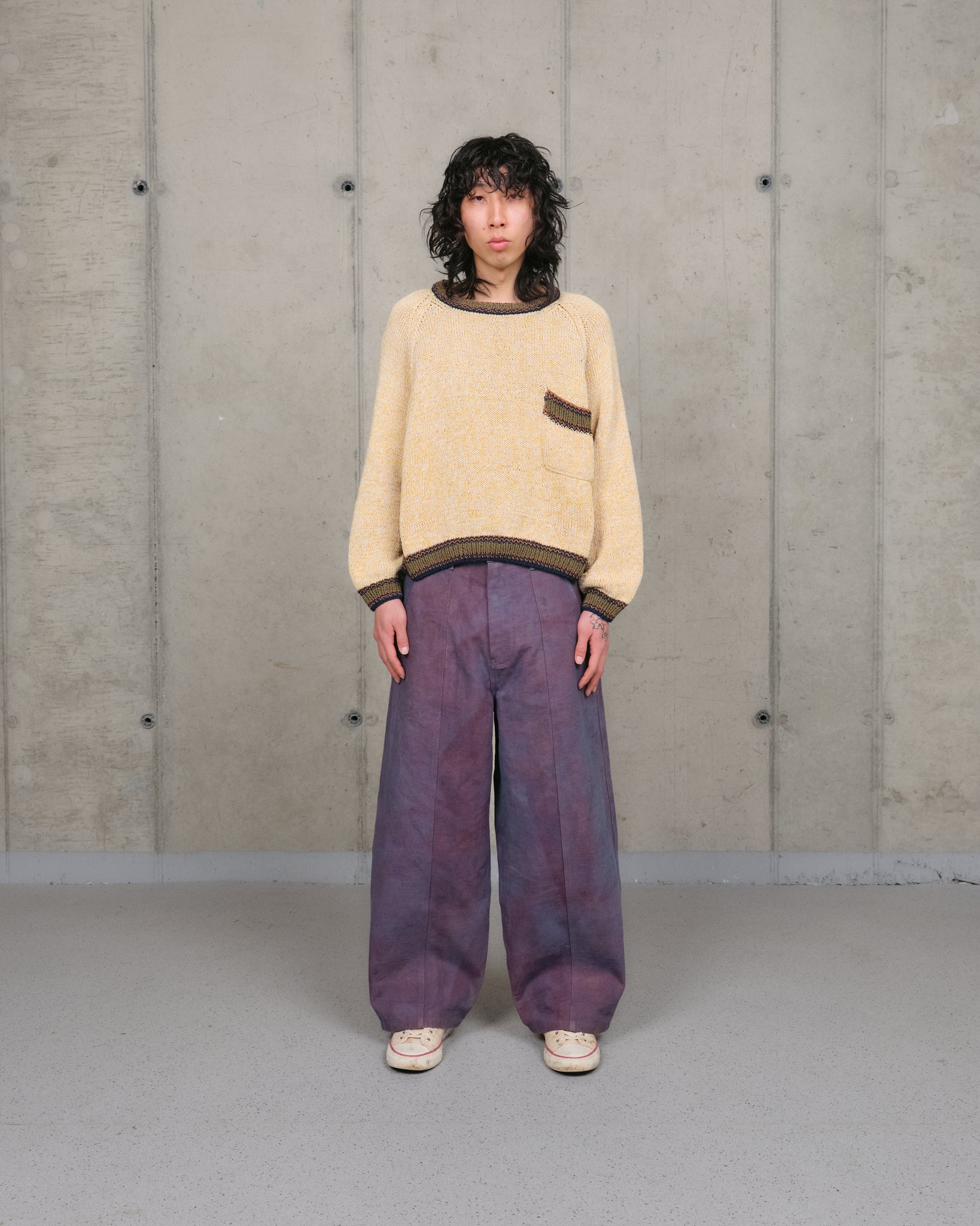 Document Pants - Purple Canvas