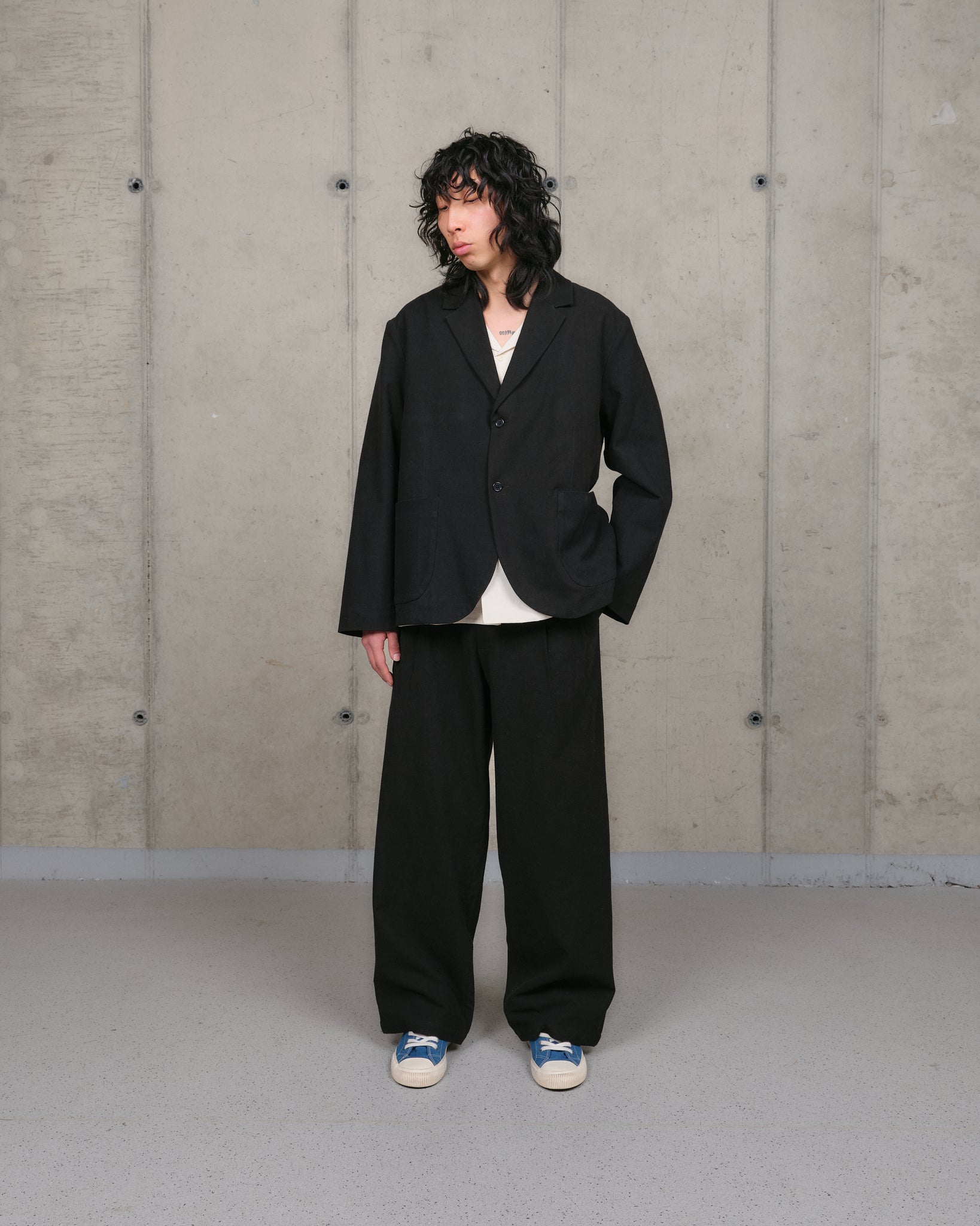 Shale Jacket - Black Slub