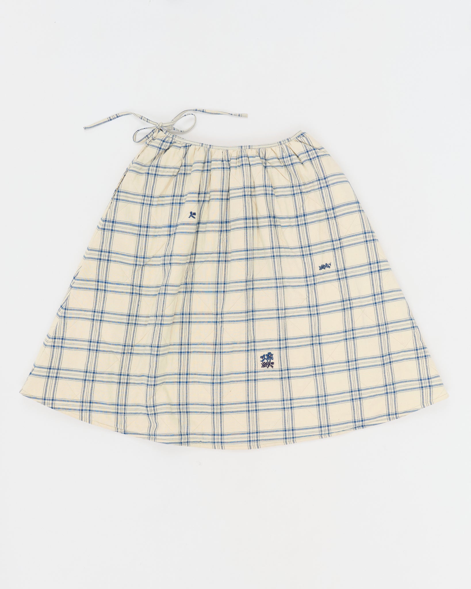 Foxglove Skirt - French Gingham Interrupted