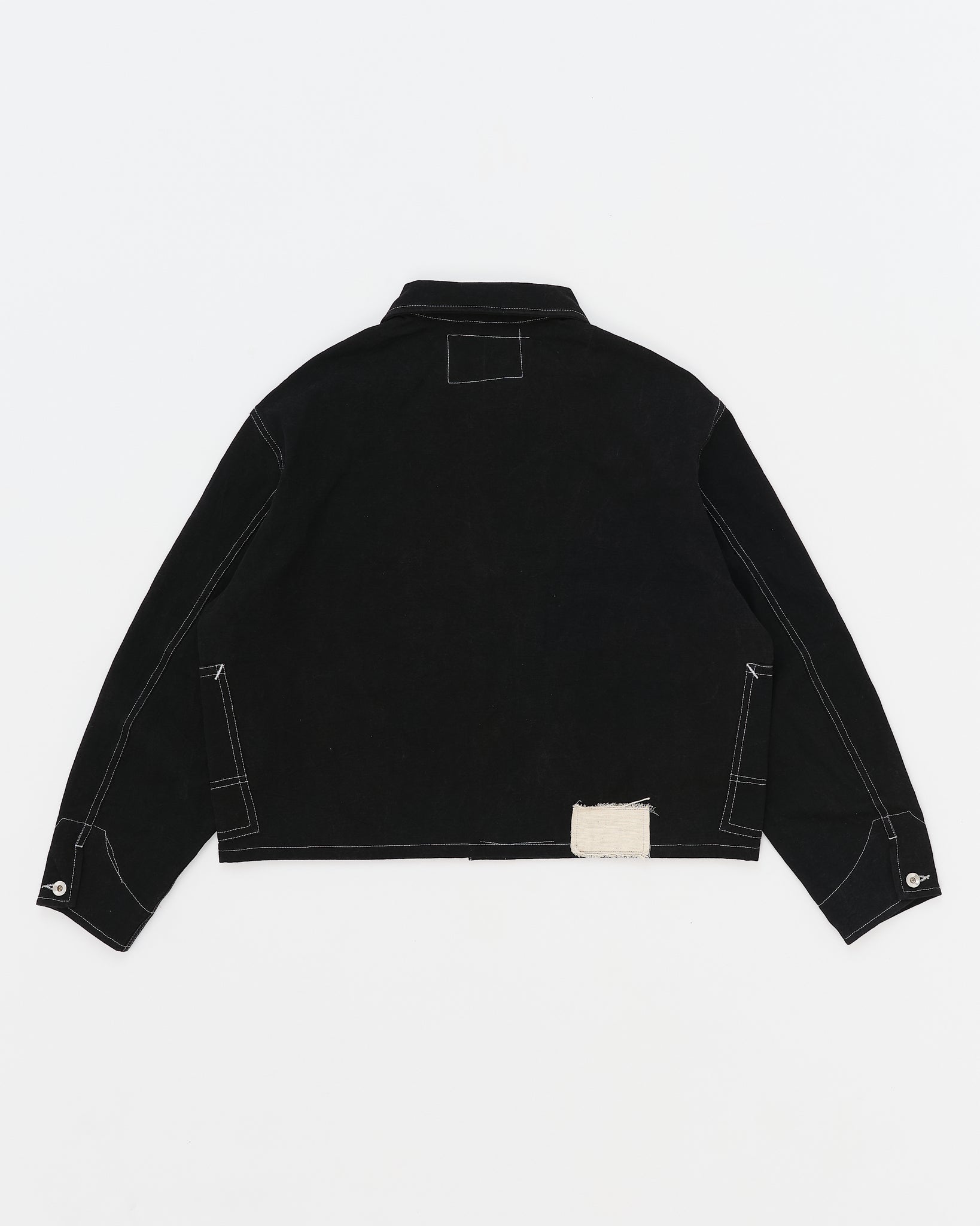 Station Jacket - Black Wonky-Wear