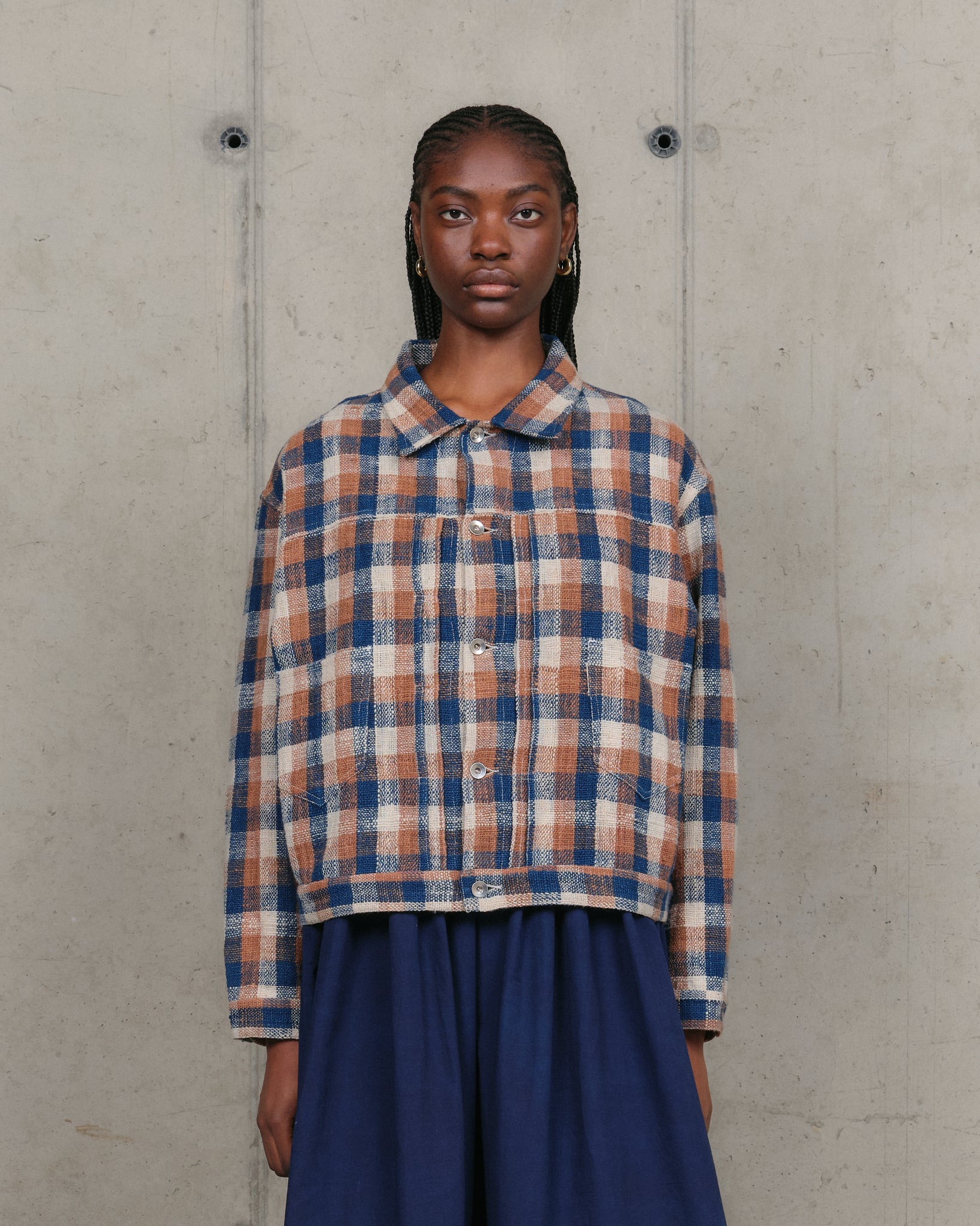 Sundae Jacket - Barn Check Handloom