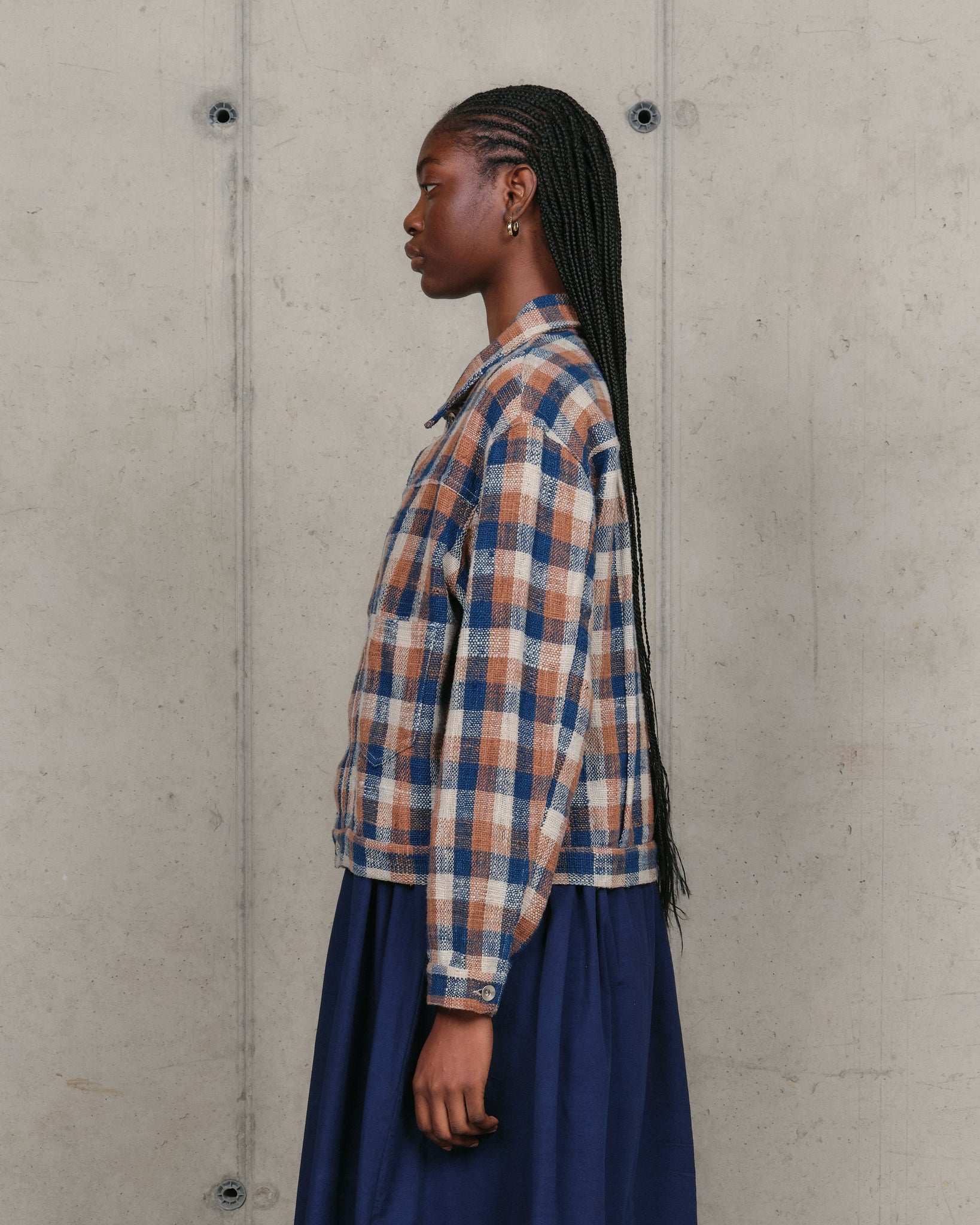 Sundae Jacket - Barn Check Handloom