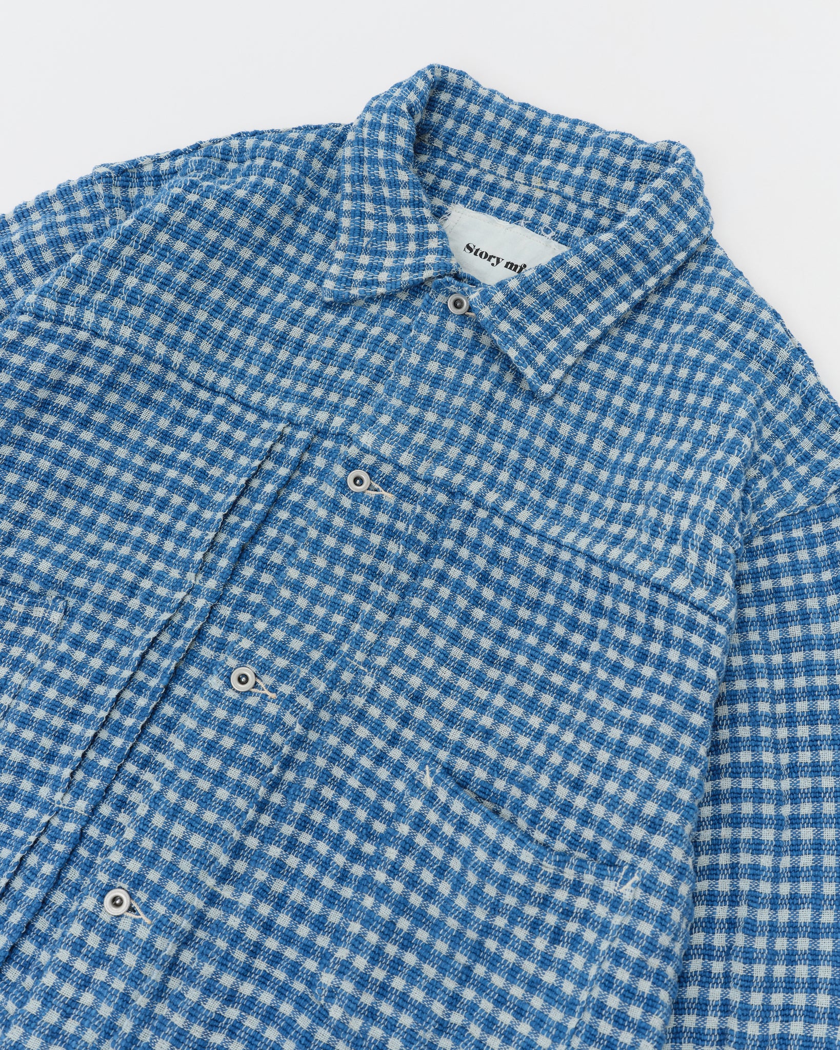 Sundae Jacket - Indigo Wobbly Waffle