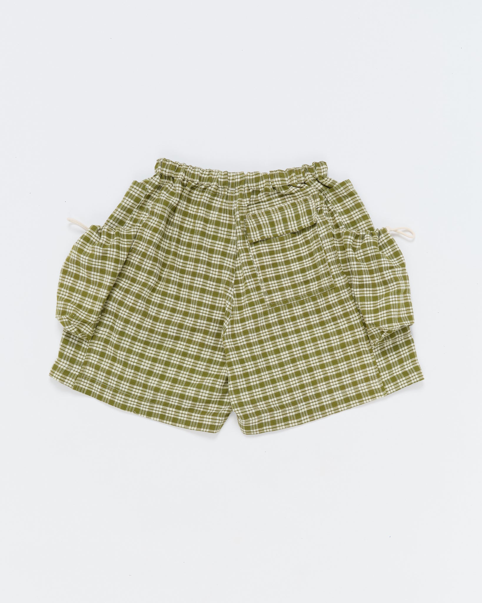 Salt Shorts - Moss Check Handloom