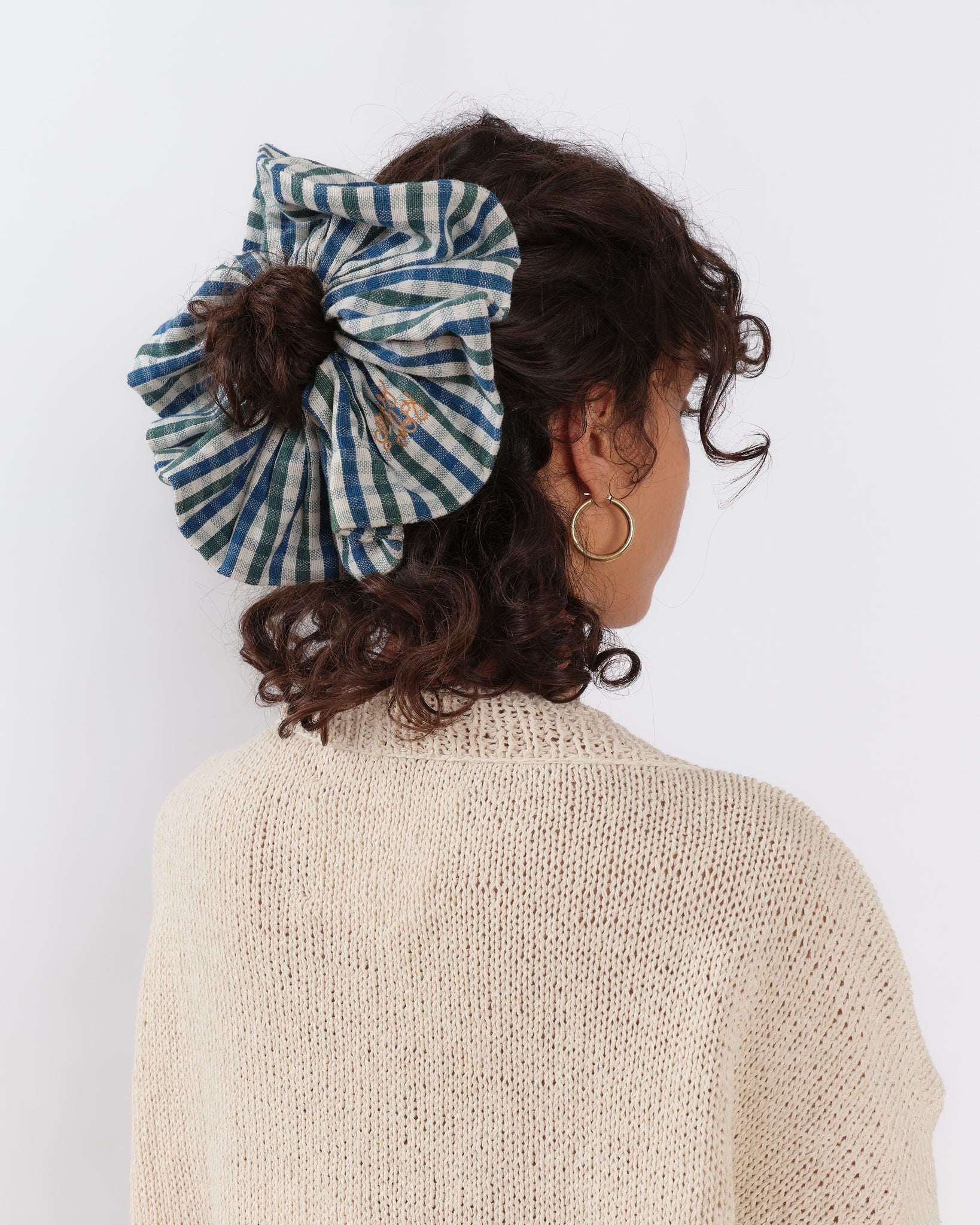 Scrunchie - Green Check