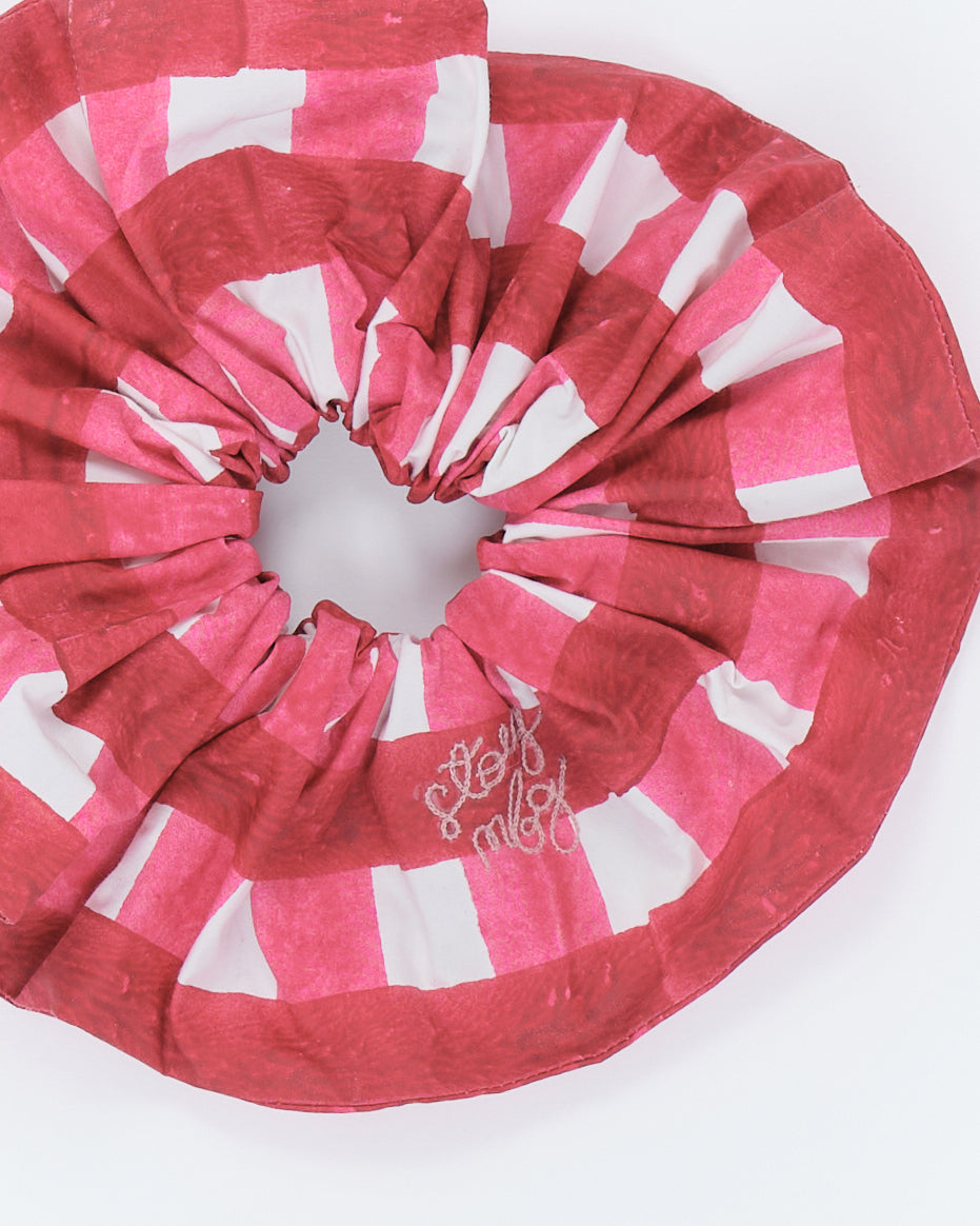 Scrunchie - Red Chunky Gingham