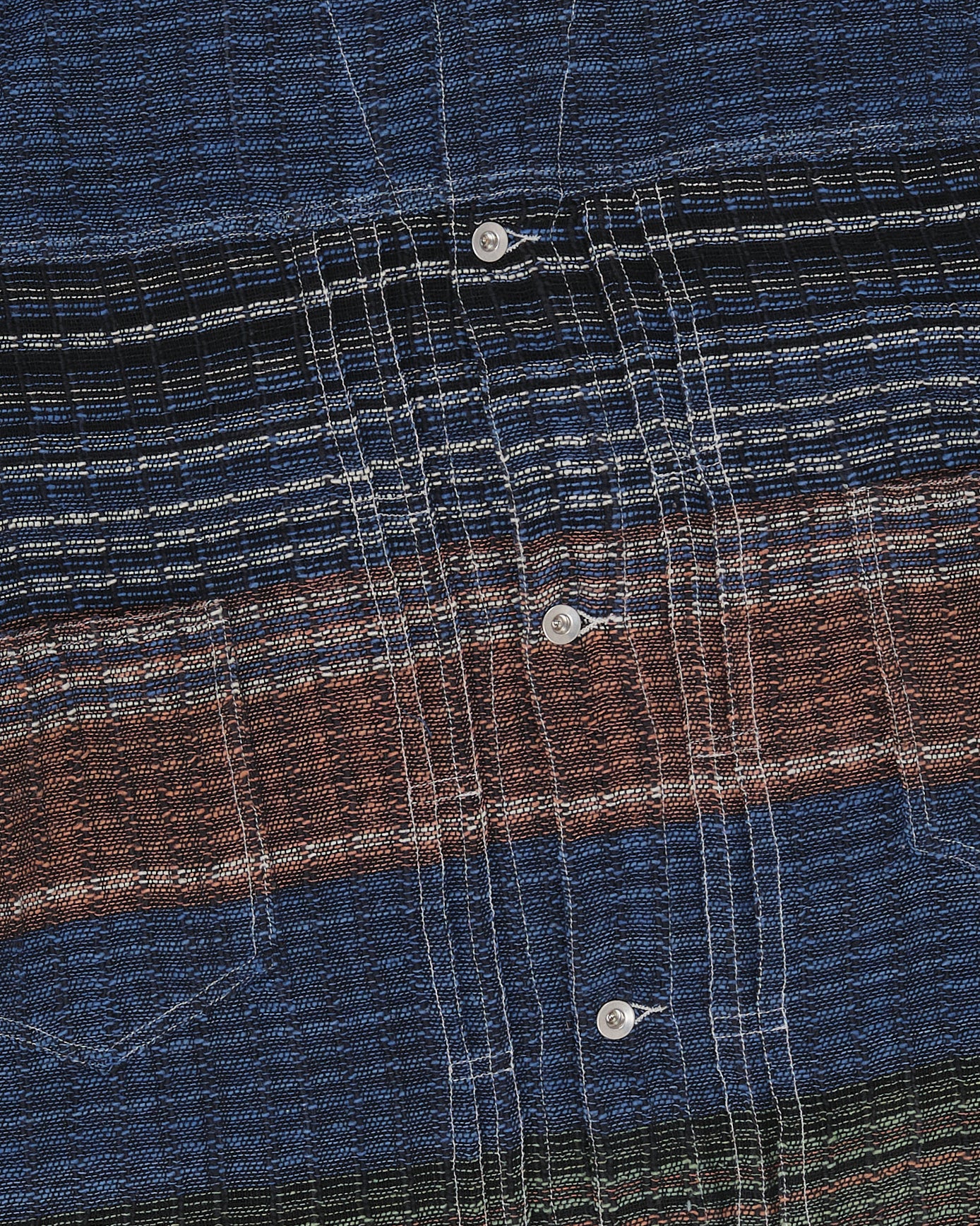 Sundae Jacket - Indigo Blanket Handloom