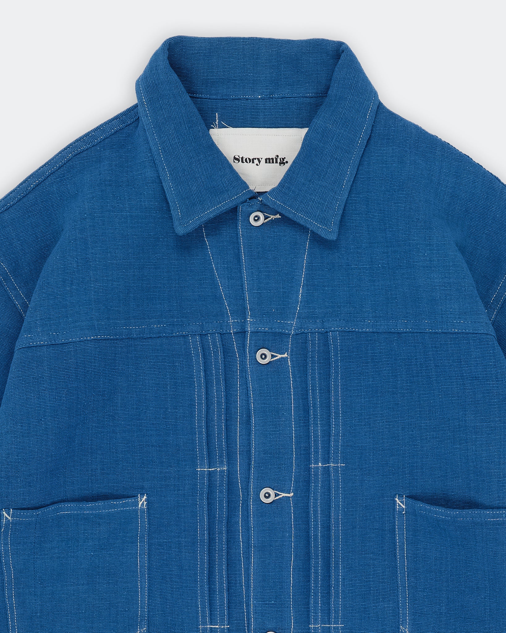 Sundae Jacket - Indigo Handloom