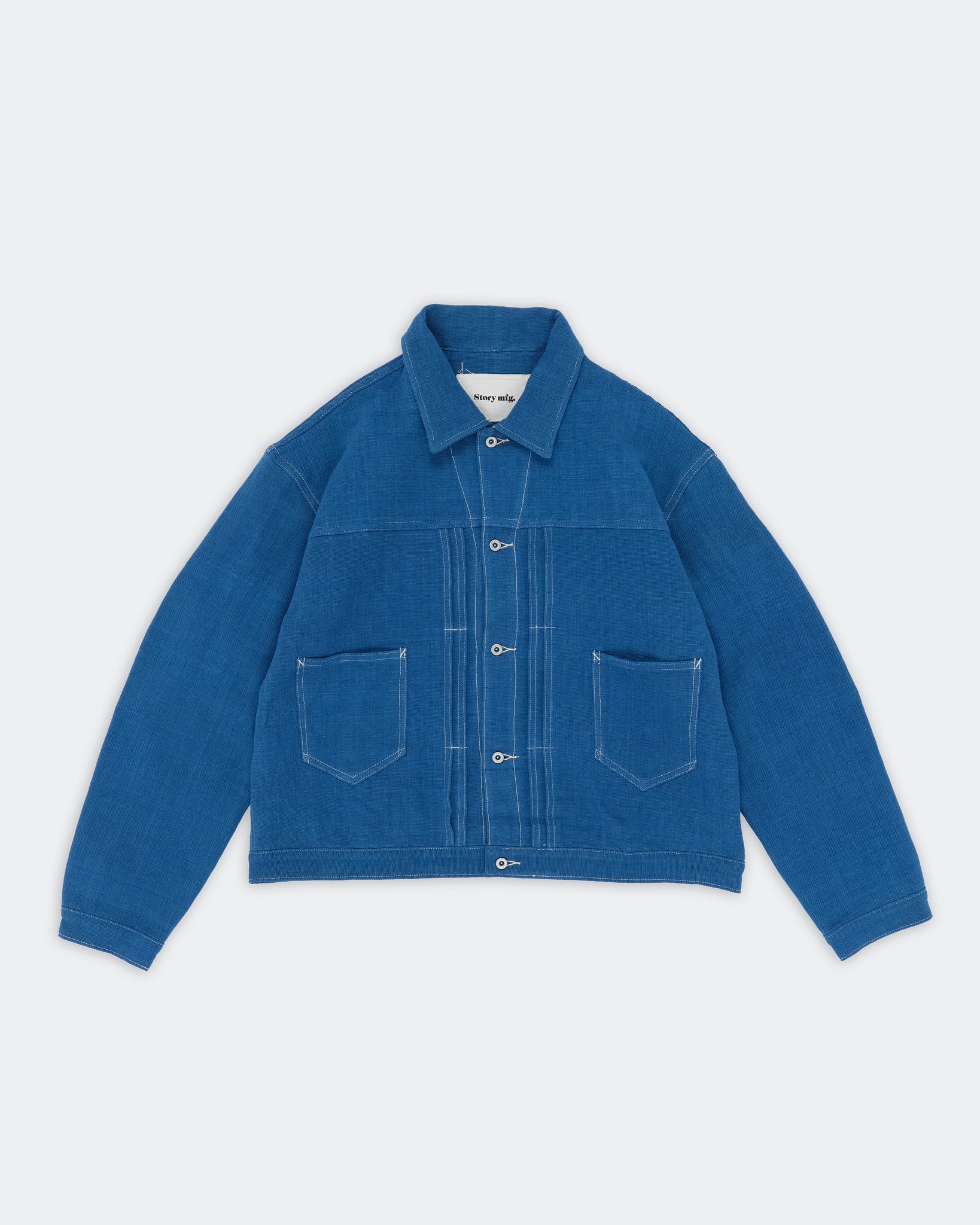Sundae Jacket - Indigo Handloom