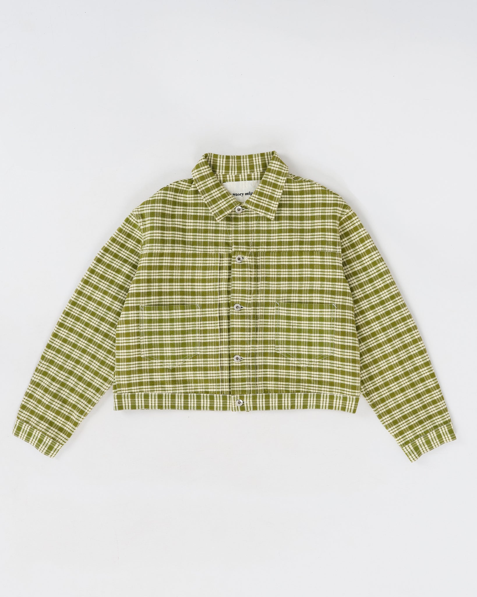 Sundae Jacket - Moss Check Handloom