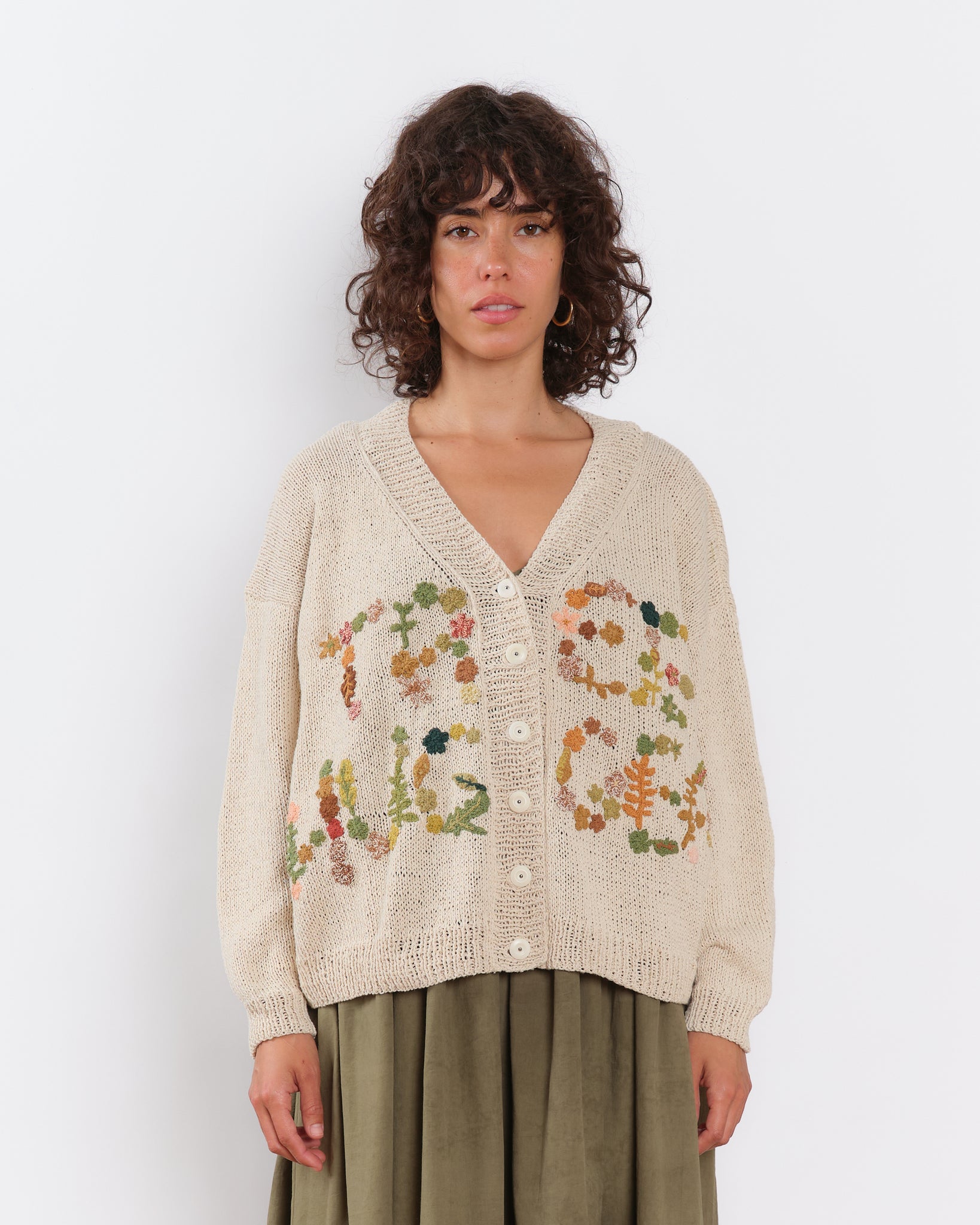 Sunwell Knit Cardigan - Ecru Tree Hugger