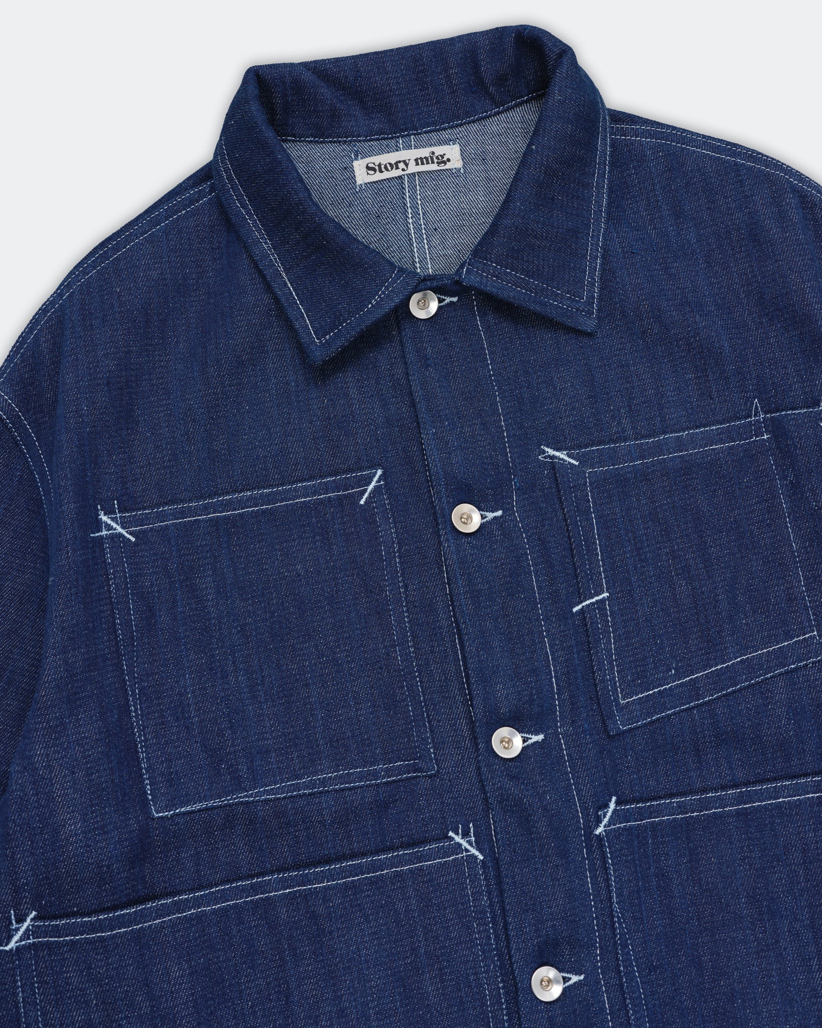 Post Jacket - Indigo Selvedge Denim