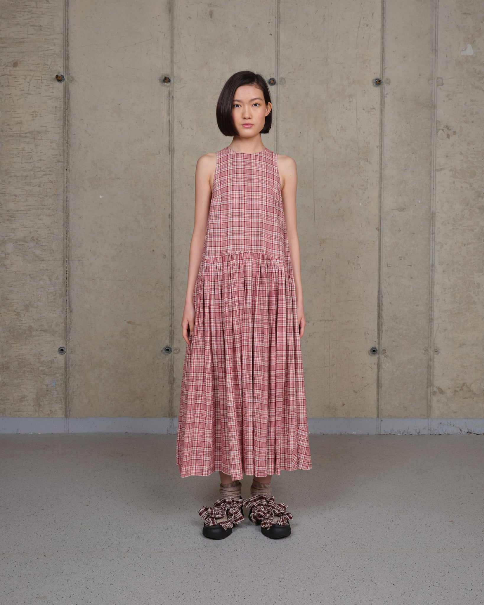 Echo Dress - Red Check Picnic