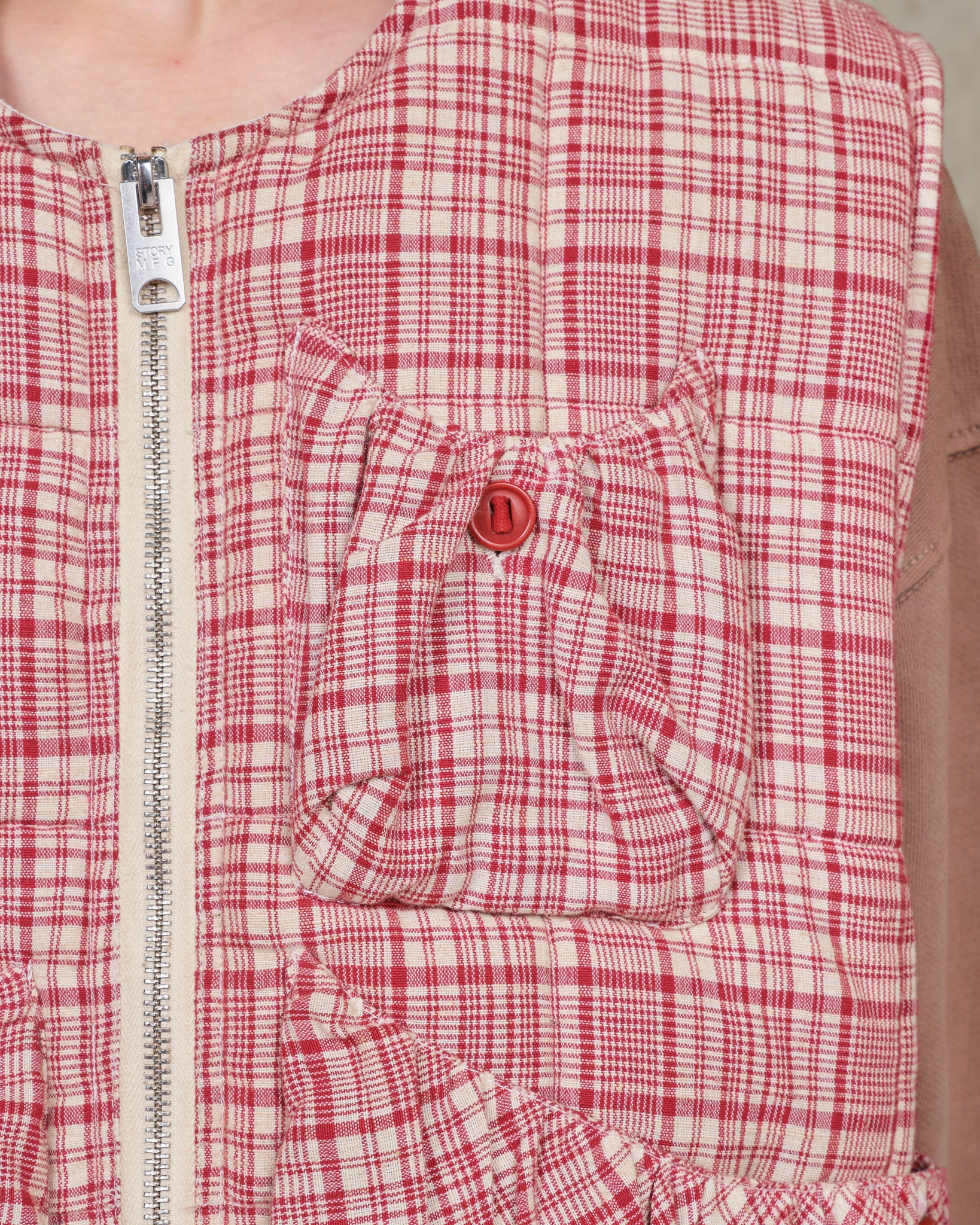 Girolle Vest - Red Check