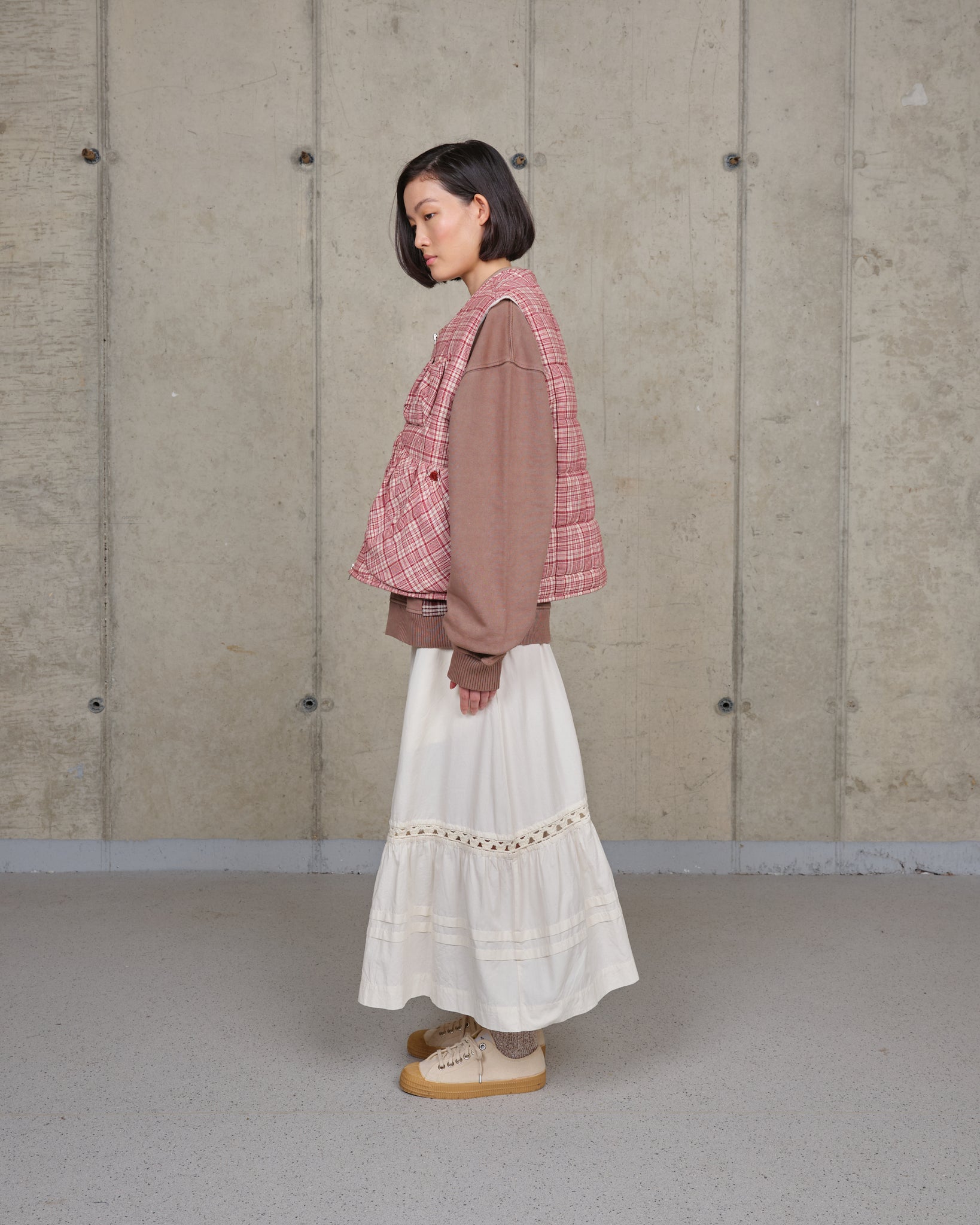 Girolle Vest - Red Check