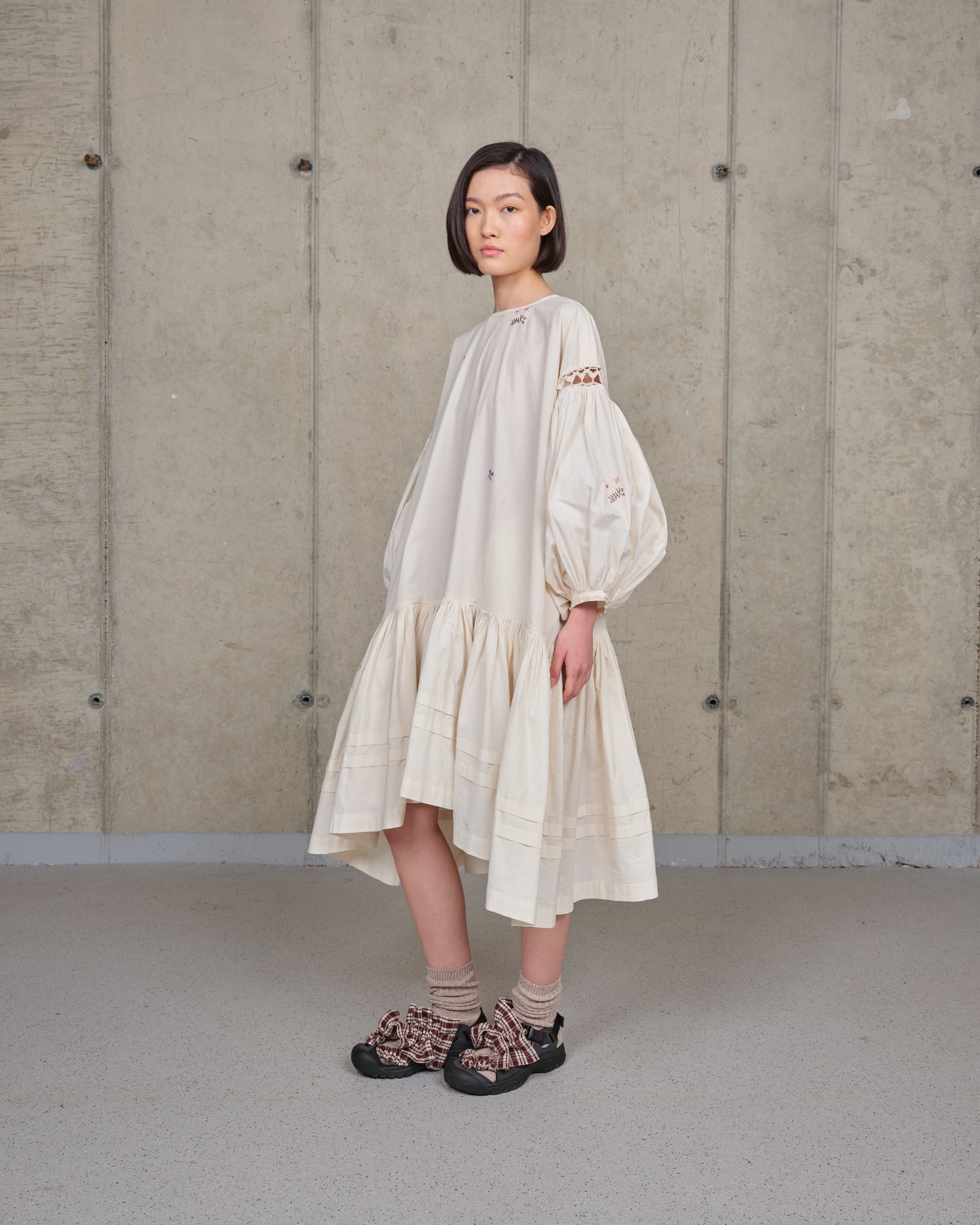 Verity Dress - Interrupted Embroidery