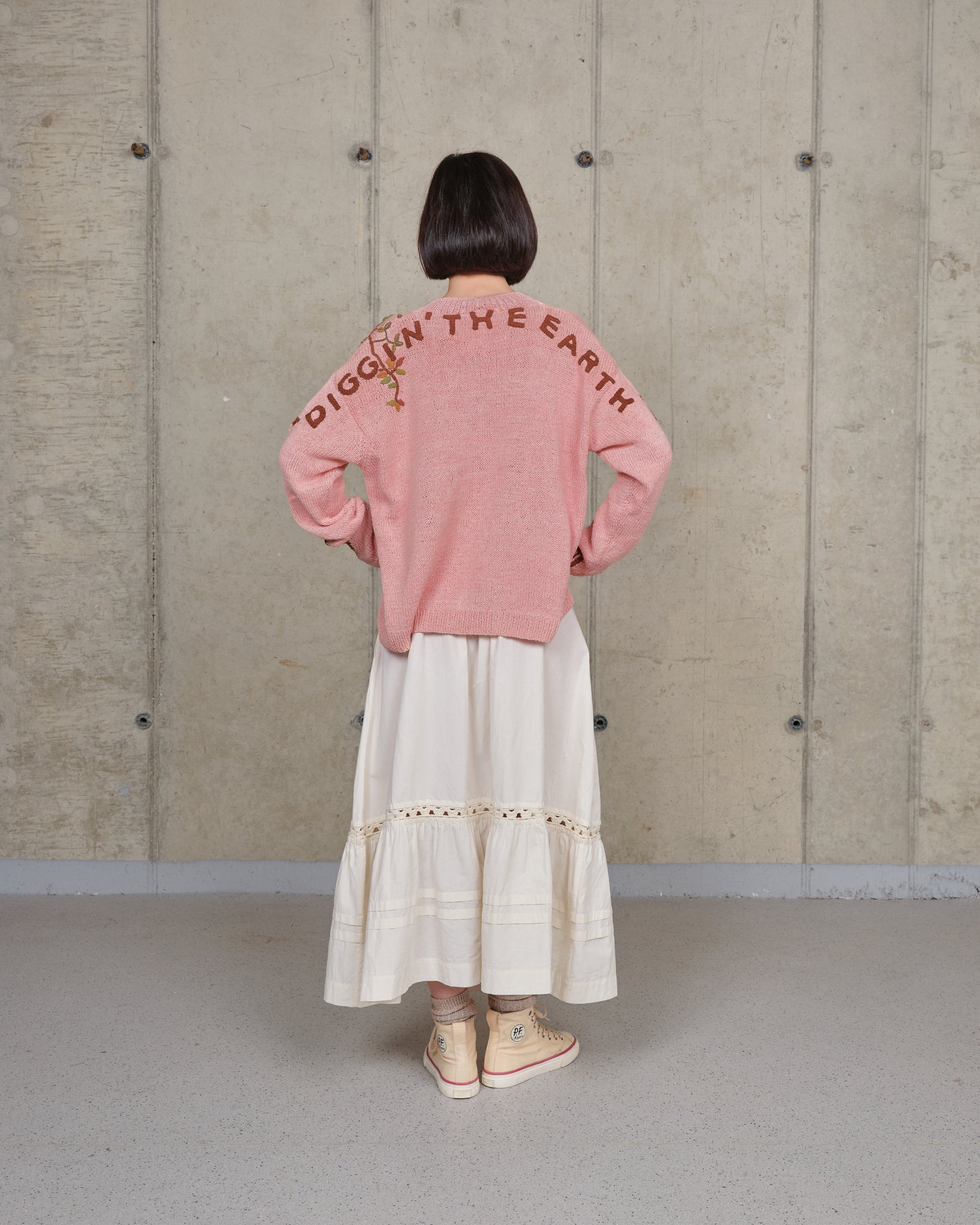 Sunwell Knit Cardigan - Pink Diggin' The Earth