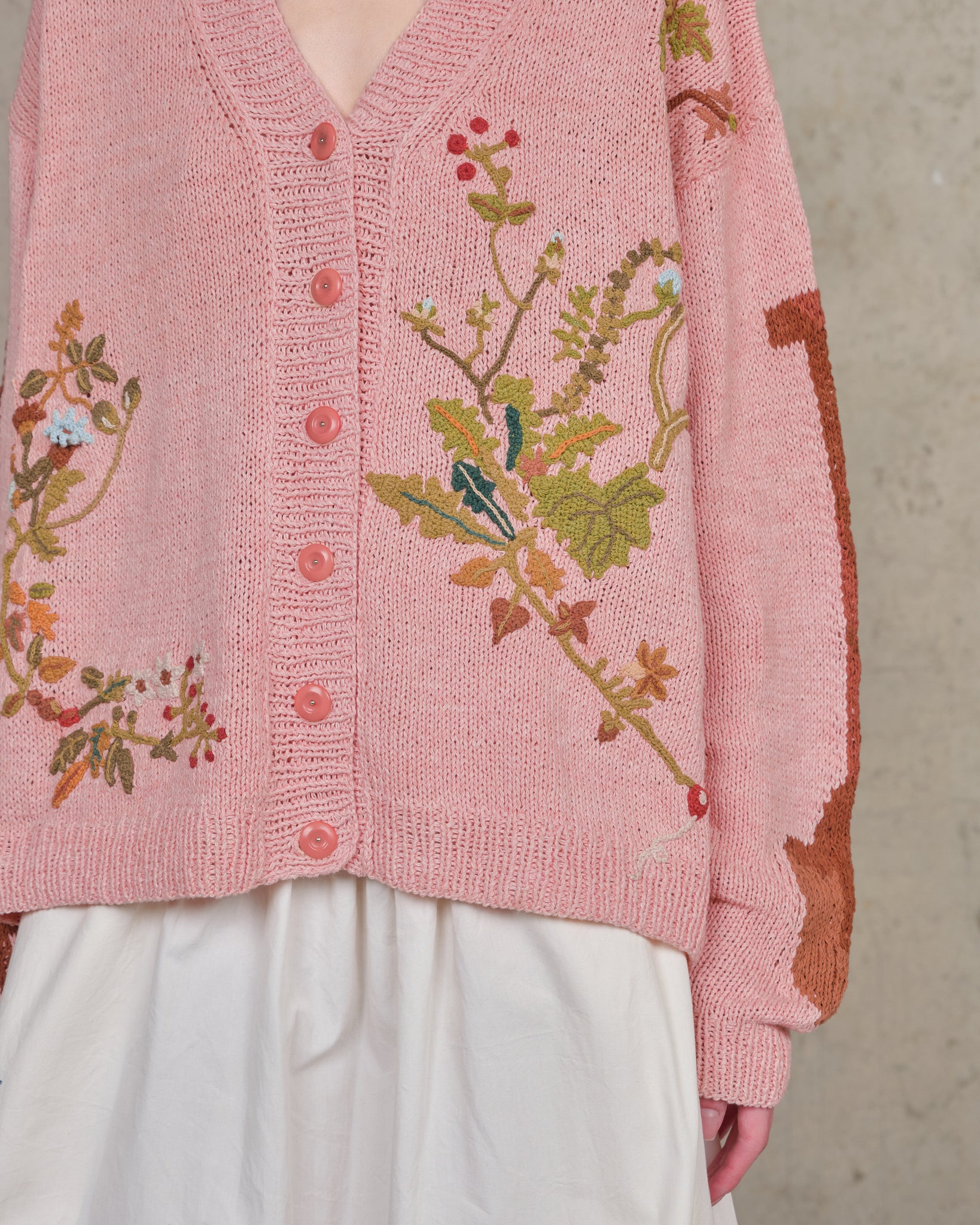 Sunwell Knit Cardigan - Pink Diggin' The Earth