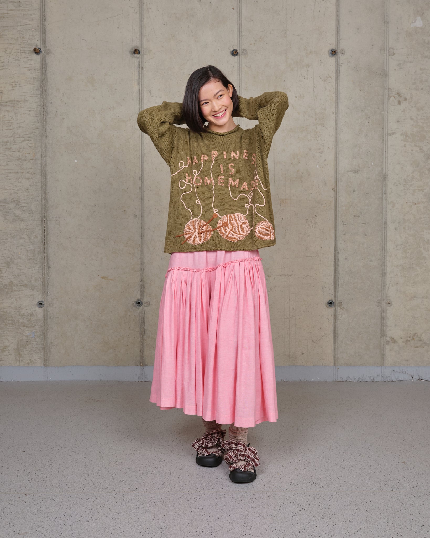 Twinsun Knit Rollneck - Olive Homemade