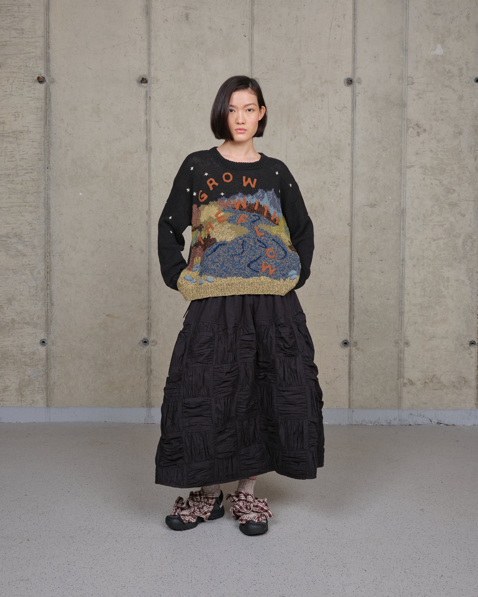 Foxglove Skirt - Interstellar Patchwork