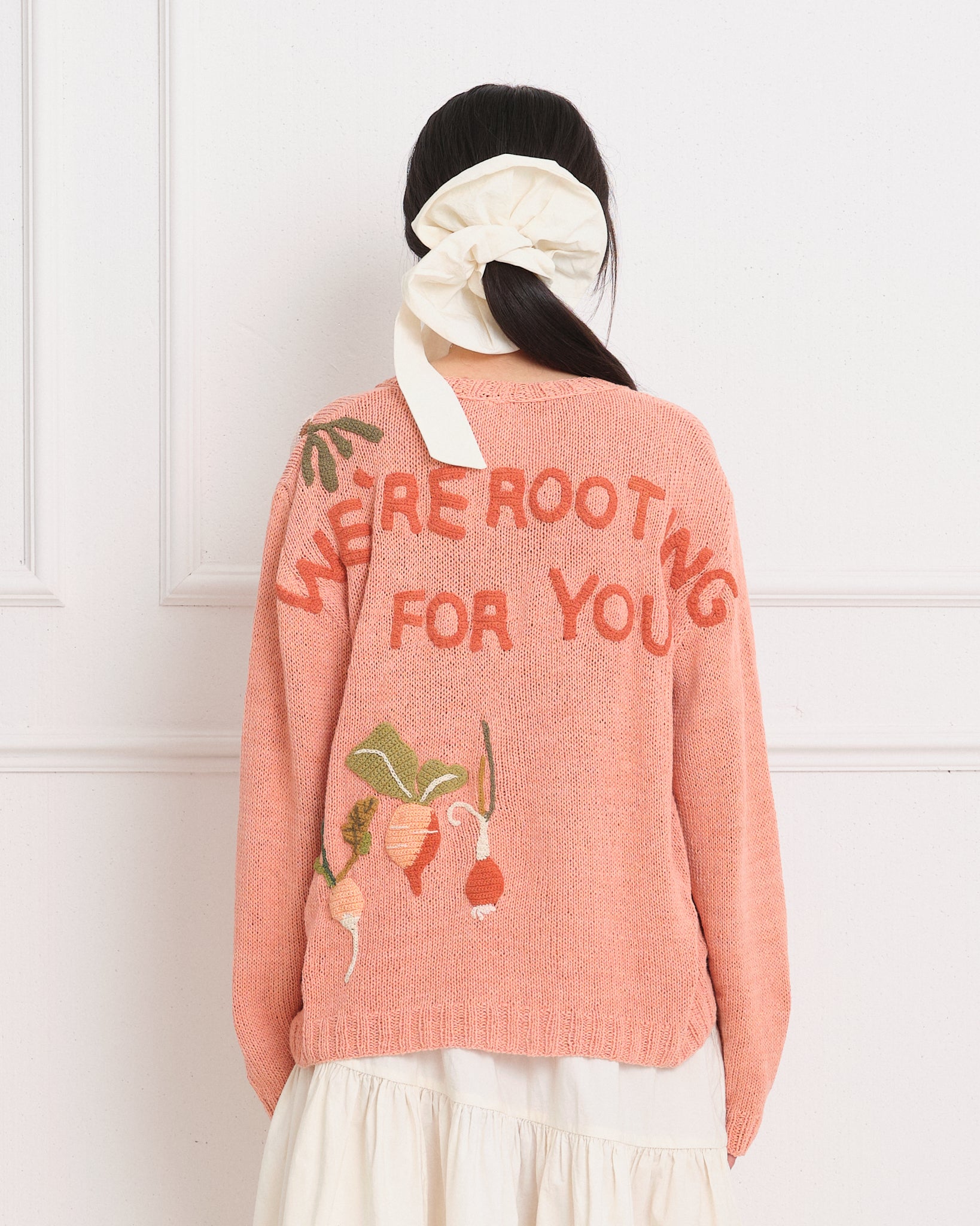 Twinsun Knit Cardigan - Pink Rooting For You