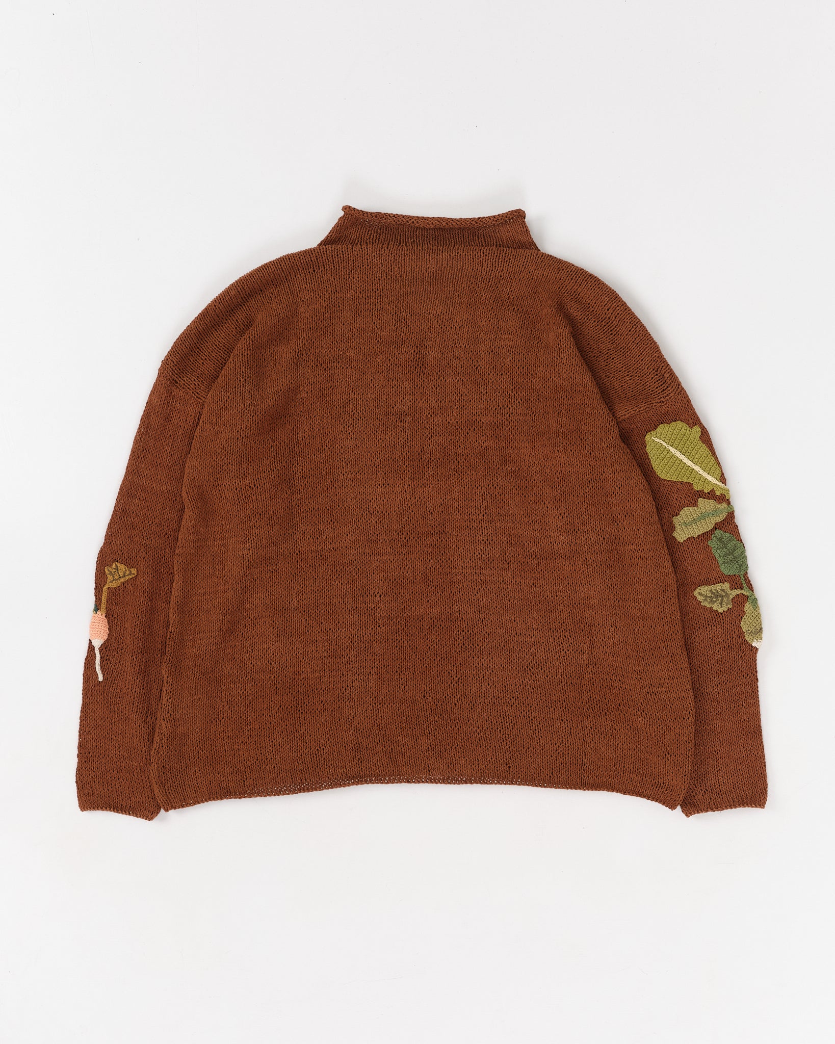 Twinsun Knit Rollneck - Brown Rooting For You
