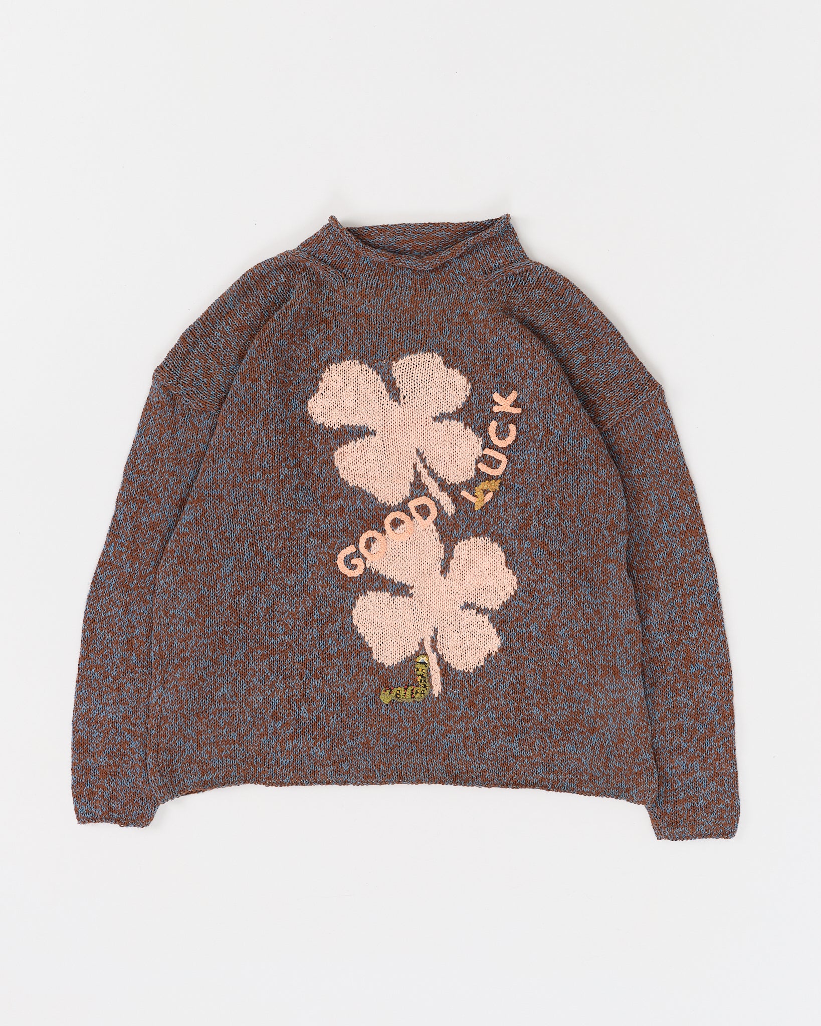 Twinsun Knit Rollneck - Twisted Brown Luck