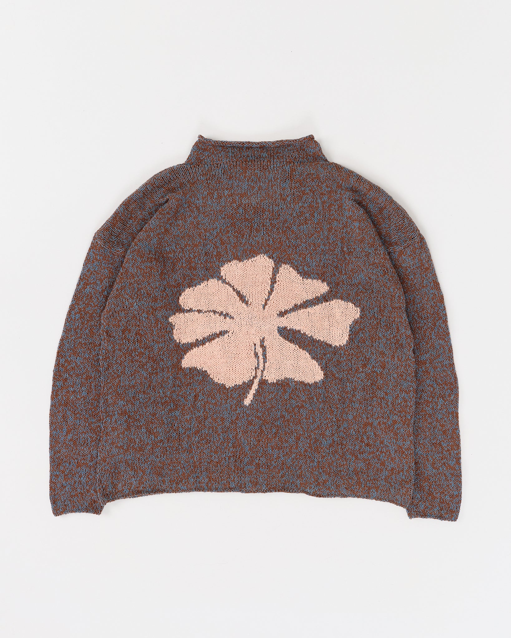 Twinsun Knit Rollneck - Twisted Brown Luck