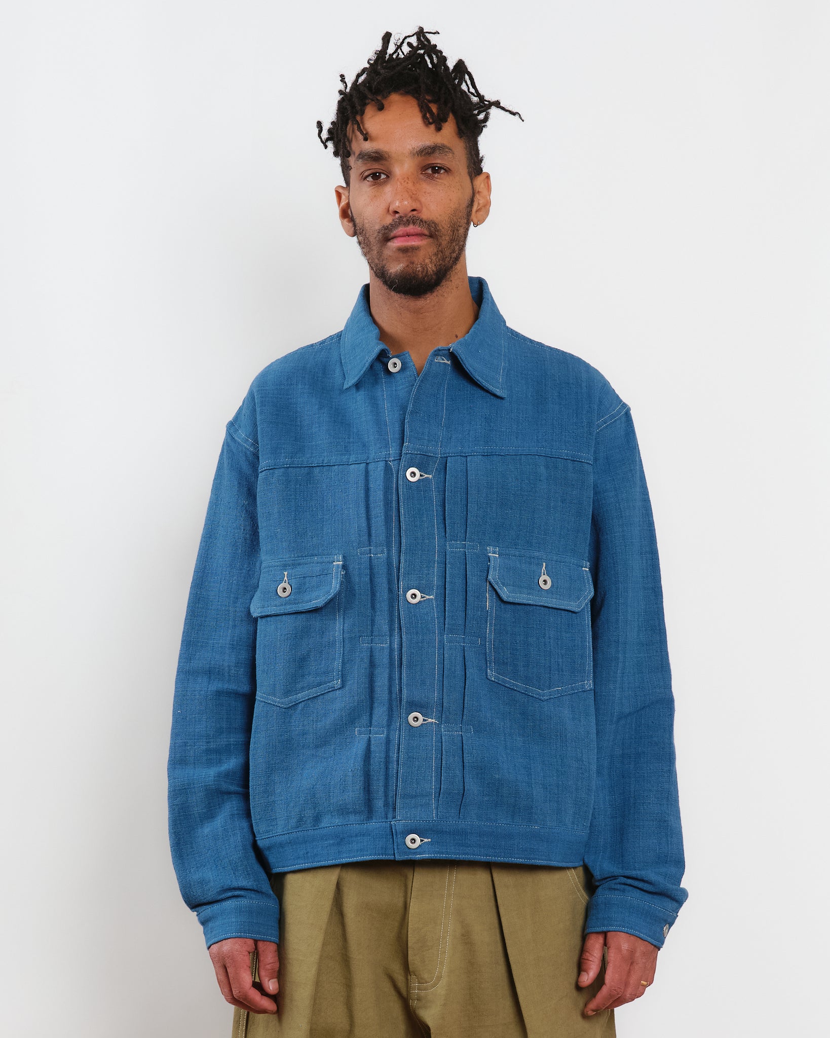 Tuesday Jacket - Indigo Handloom