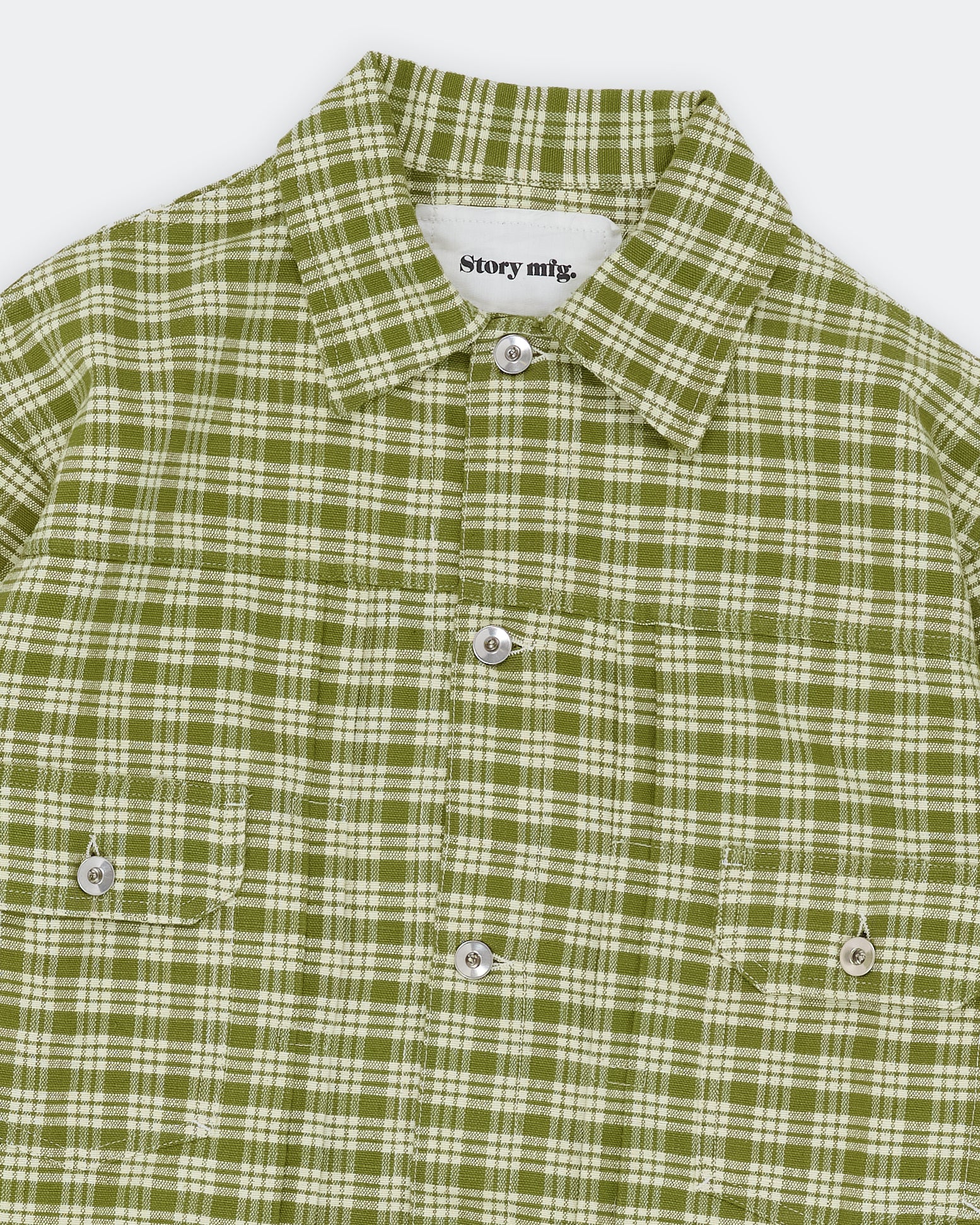 Tuesday Jacket - Moss Check Handloom