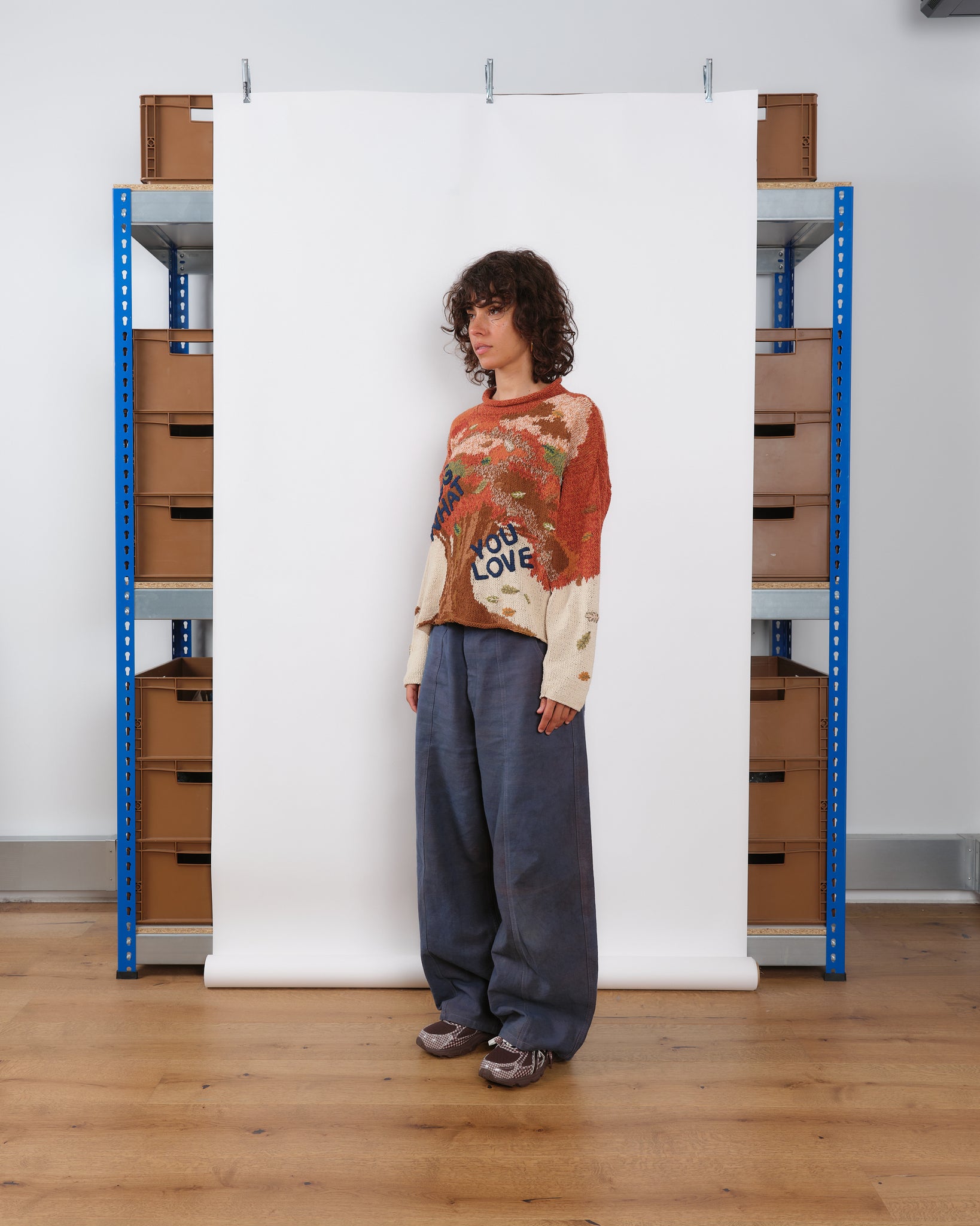 Twinsun Knit Rollneck - Orange Hug What You Love