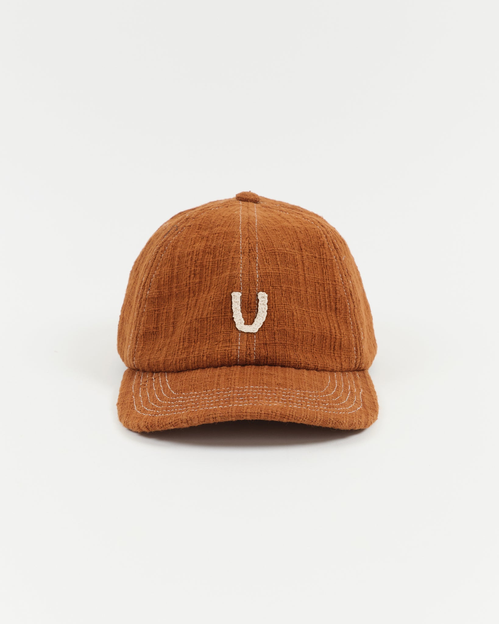 Custom Baseball Cap - Brown Handloom