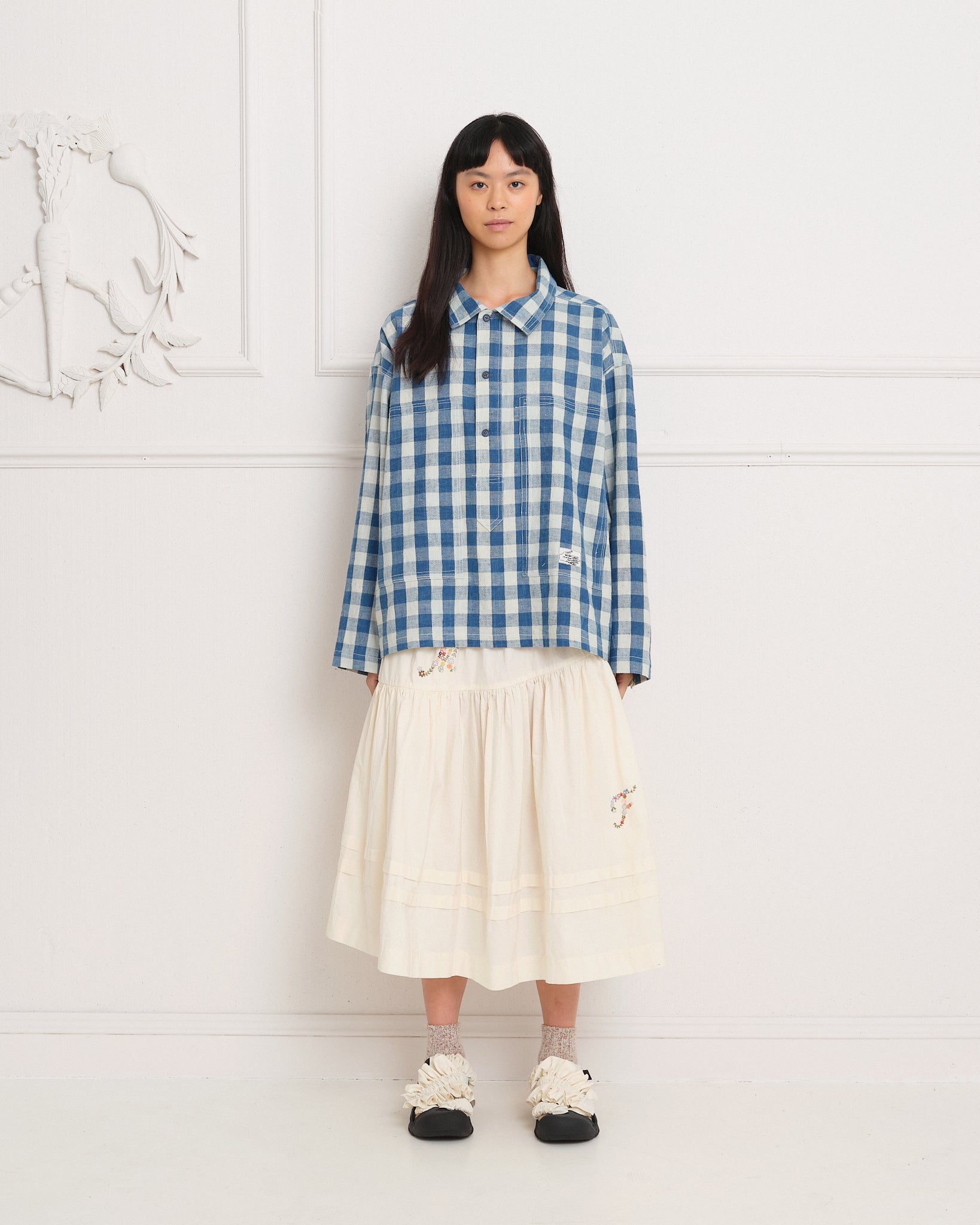 Work Shirt - Indigo Gingham Wonky-Wear