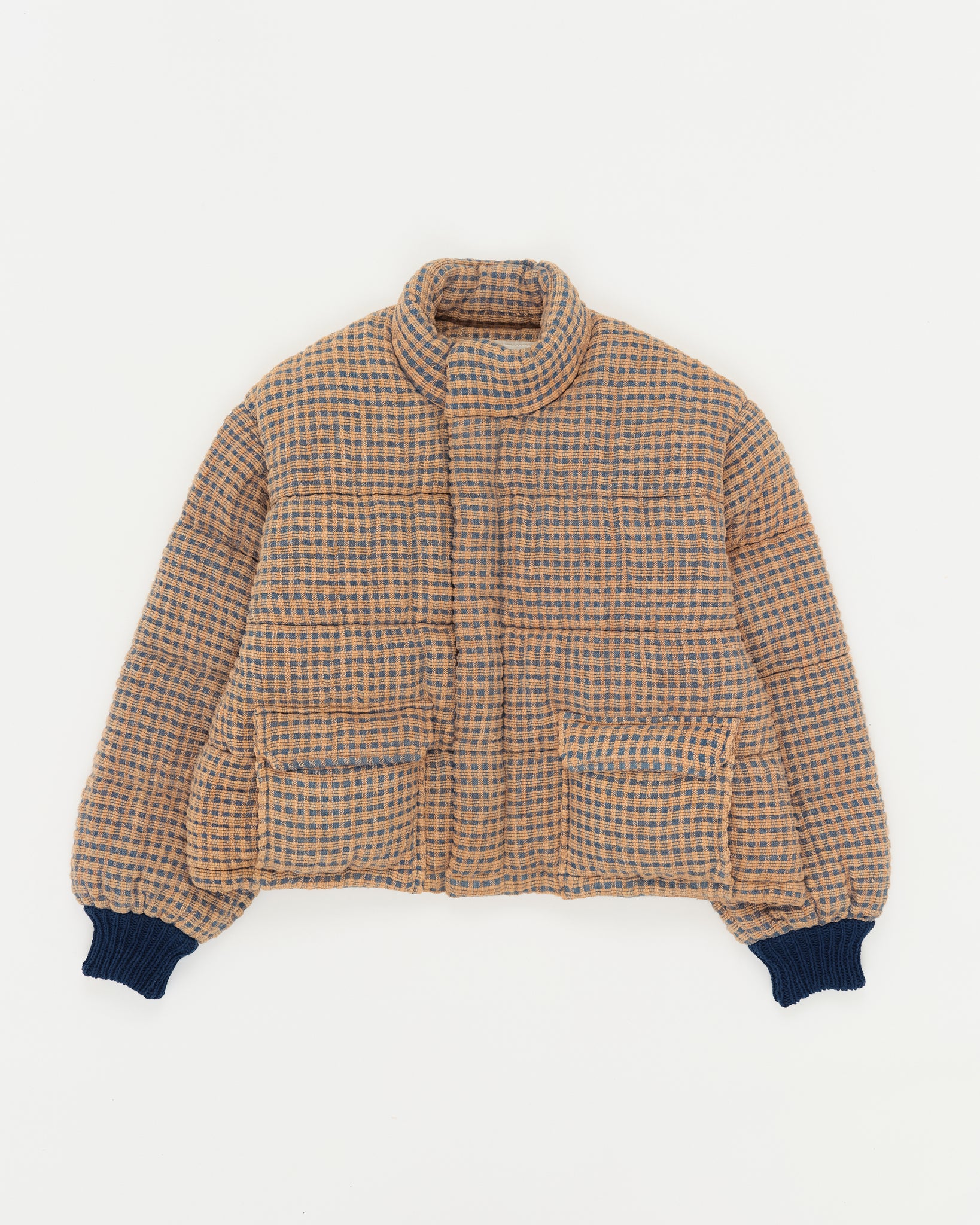 Yanam Jacket - Brown Indigo Waffle